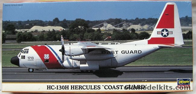 Hasegawa 1/200 HC-130H Hercules Coast Guard - (C-130), 10604 plastic model kit